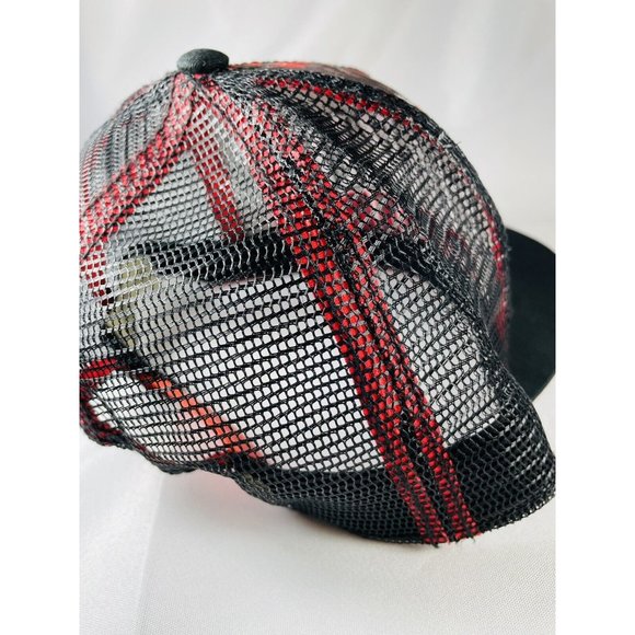 DC Comics Harley Quinn Mesh Trucker Hat Adjustable Black Red Snapback Cap - Picture 6 of 11